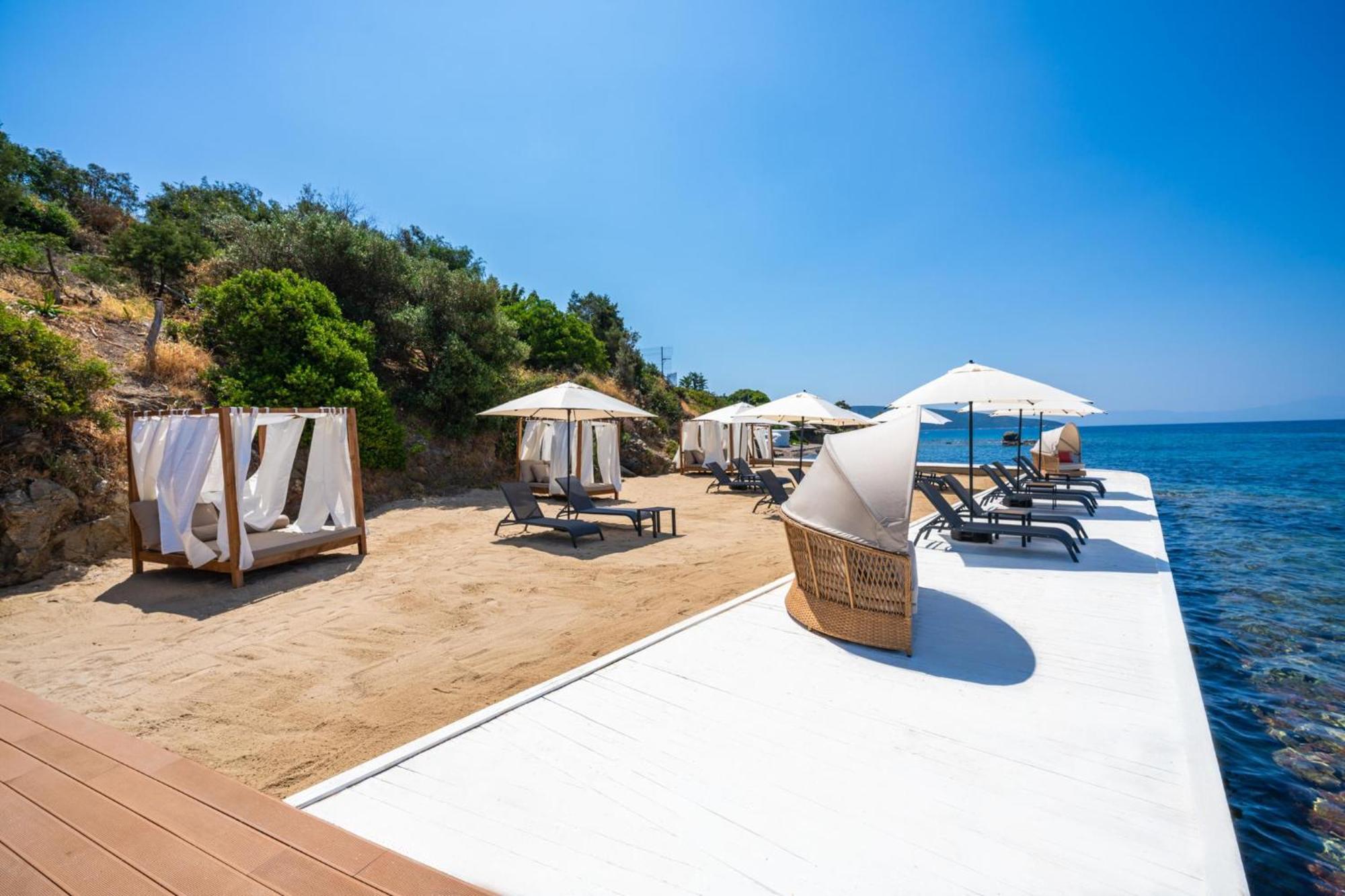 Labranda Tmt Bodrum Ngoại thất bức ảnh The beach at the hotel